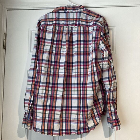 American Eagle Athletic Fit Multicolor Plaid Button Up Size XL - Picture 5 of 5